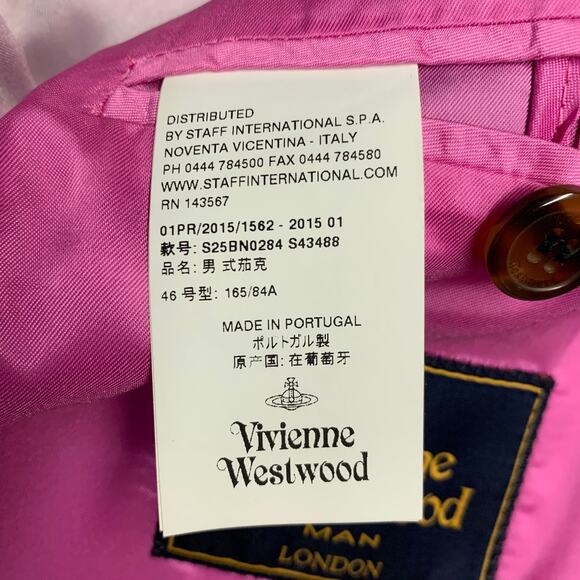 VIVIENNE WESTWOOD Size 36 Black Wool Single Breasted Sport Coat - Picture 9 of 12